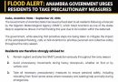 Anambra Issues Flood Alert, Urges Residents To Stay Vigilant